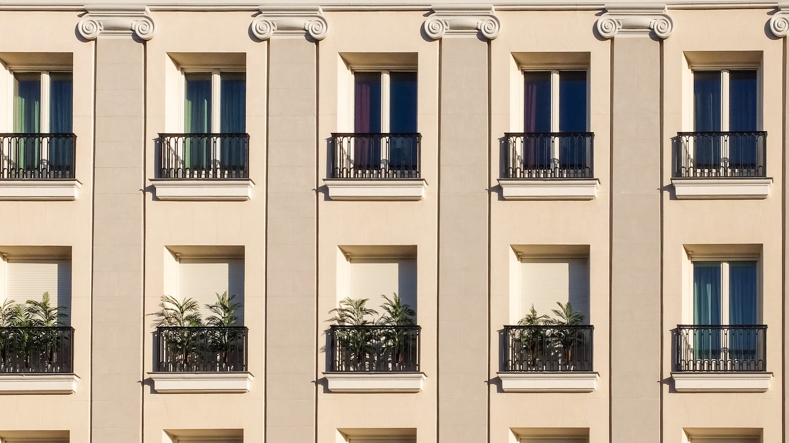 Facade of Residential Building, condo